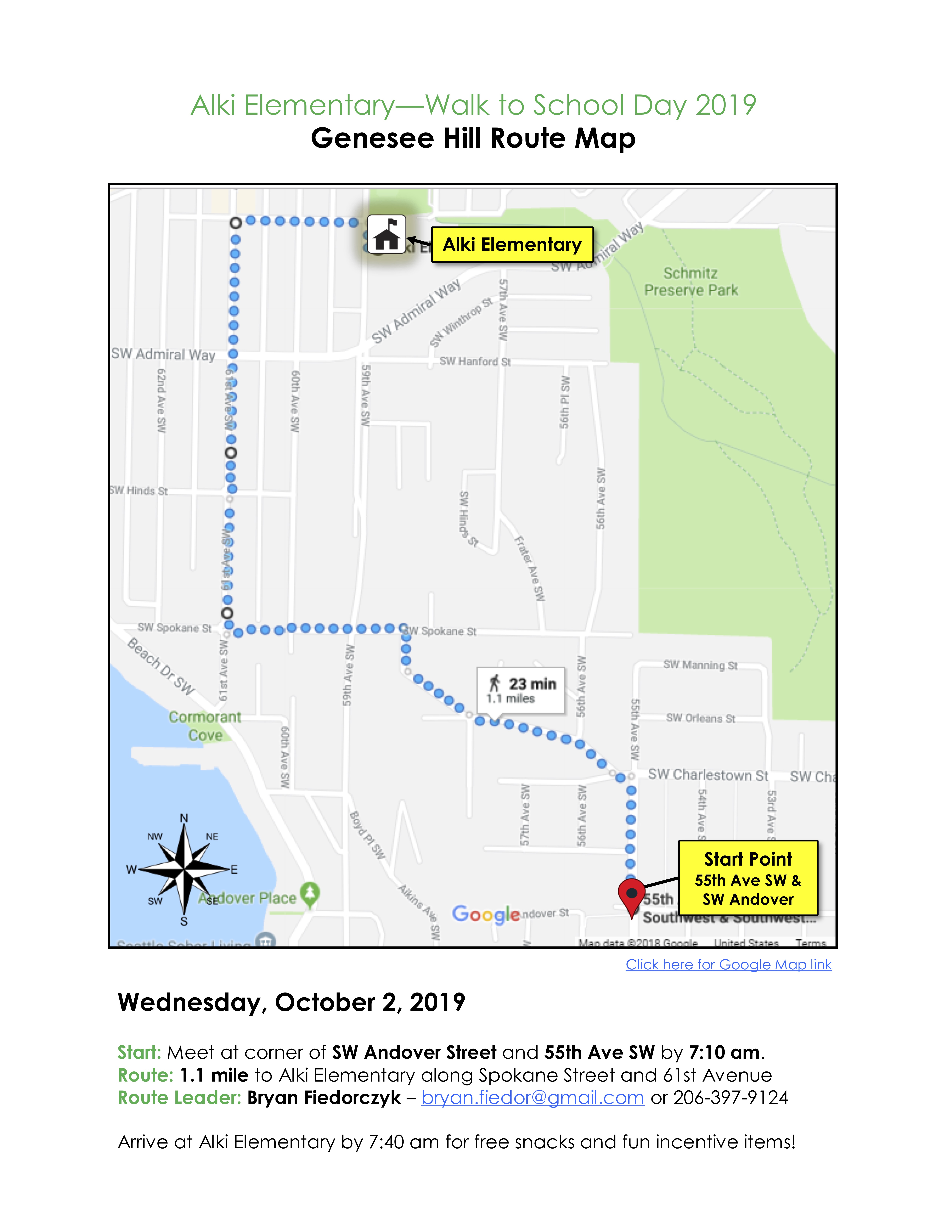 Genesee Hill WTSD Map 2019