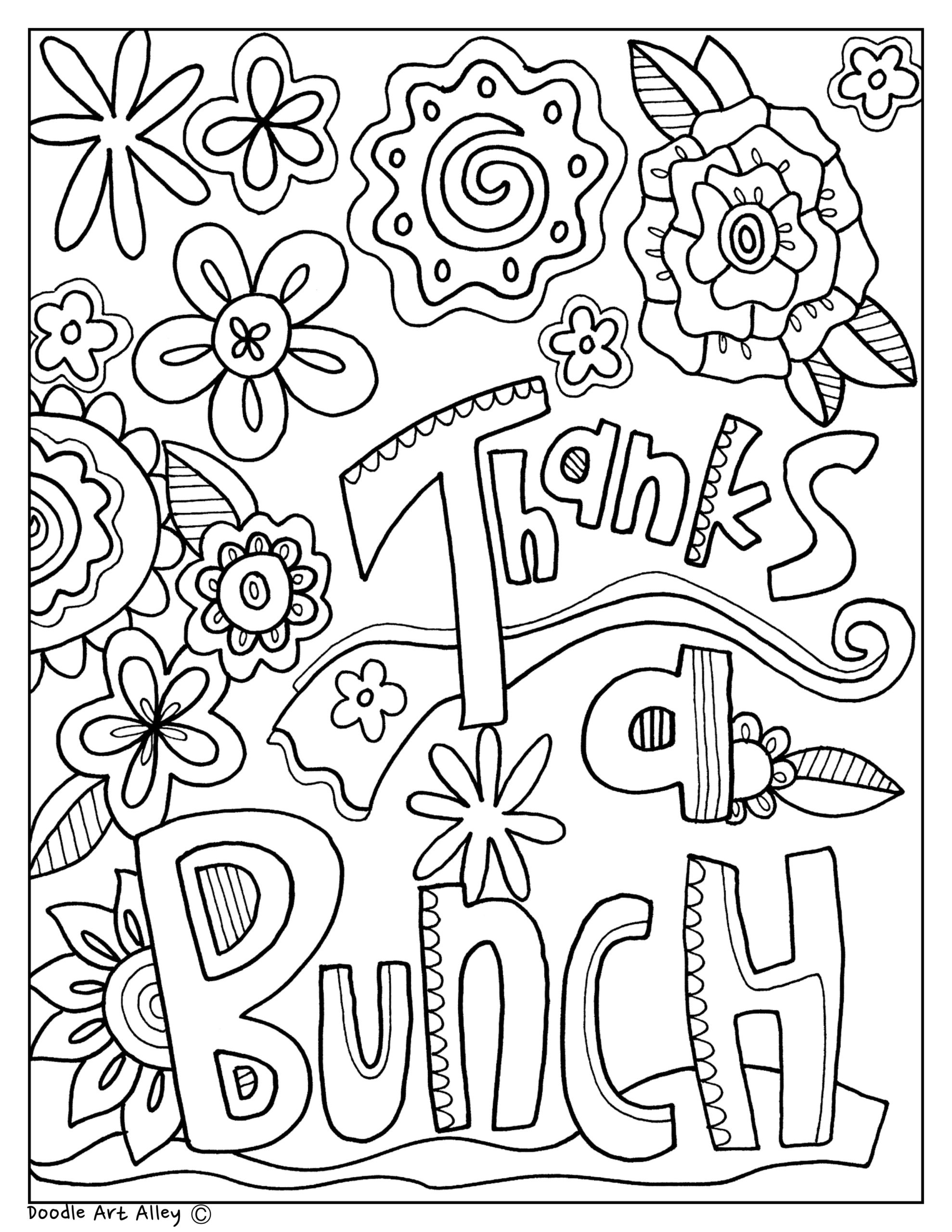 Thank you for teacher Coloring Pages